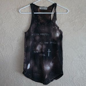 Reverse Tie-Dye Tank Top